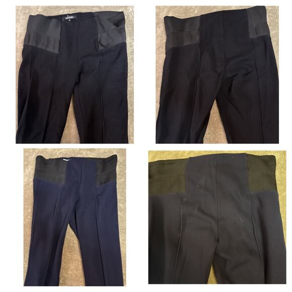 Lafayette 148 New York Stirrup Pants High Waist Petite Women’s PS Blue & Black - Picture 4 of 6